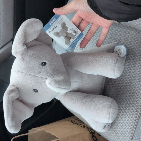 Gund Gray Elephant Stuffed Animal - Picture 2 of 2